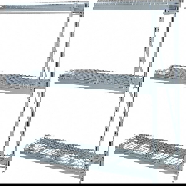 Bulk Storage Rack: 1,900 lb per Shelf, 3